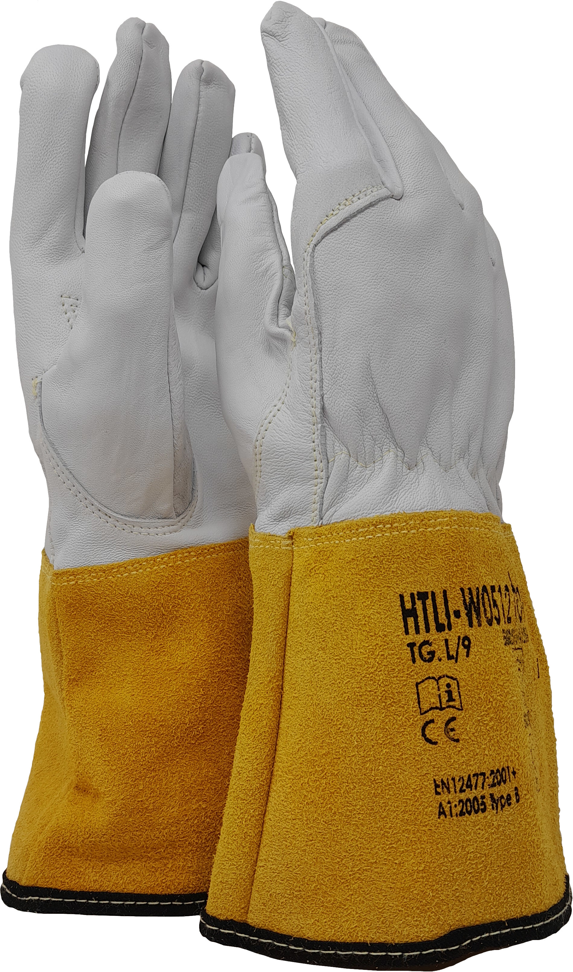Guanti Da Saldatura In Pelle – Resistenti Al Calore, Per Saldatore Tig, Griglia, Barbecue, Forno E Camino, Confezione Da 2 Paia